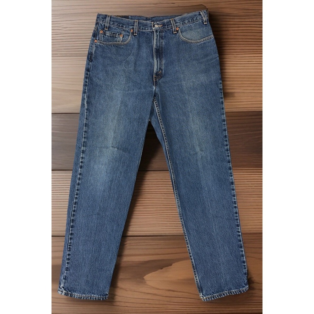 Vintage Levis 550 Jeans 38 x 34 Medium Wash Straight Blue‎ Red Tab Denim